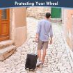 Picture of Luggage Wheel Cover Silicone Wheel Covers silicone cover Luggage Wheels Protection Covers