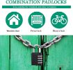 Picture of LUGGAGE LOCK 4 Digit Combination Padlock Luggage Travel Locks Travel Number Lock  PADLOCK NUMBER LOCK