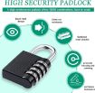 Picture of LUGGAGE LOCK 4 Digit Combination Padlock Luggage Travel Locks Travel Number Lock  PADLOCK NUMBER LOCK