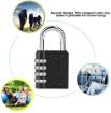 Picture of LUGGAGE LOCK 4 Digit Combination Padlock Luggage Travel Locks Travel Number Lock  PADLOCK NUMBER LOCK
