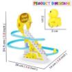 Picture of Small Ducks Climbing Toy Duck Track Set Duck Slide Toy Set Stair-Climbing Ducklings Cartoon Race