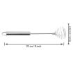 Picture of SS Spring Egg Beater Milk Whipper for Blending Hand Egg Mixer Balloon Whisk