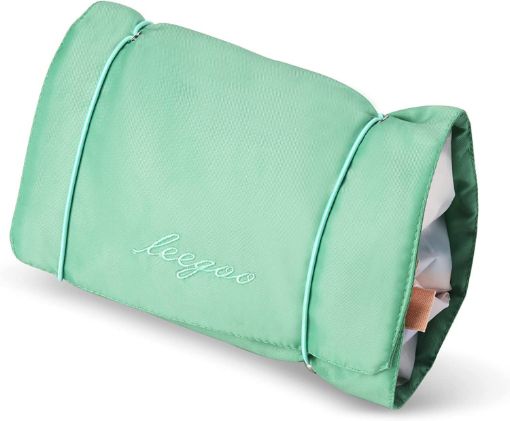 Picture of 4 in 1 Foldable Toiletry Bag for Travel  4 in 1 Hanging Roll-Up Foldable Portable Detachable Cosmetic Organizer Bag Makeup Pouch Travel Toiletry Bag for Women POUCH FOLDBLE POUCH FOLDABLE BAG 4 POCKET BAG