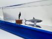 Picture of Car Interior Decoration Floating Water Men And Shark Car Interior Dashboard Decoration Floating Water Cruiser Ship Iceberg Ornament Car Interior Decoration