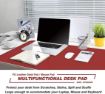 Picture of Desk Pad Desk Protector Mat Dual Side PU Leather Desk Mat Large Mouse Pad Writing Mat Waterproof Desk Cover Organizers Office Home Table Gaming Decor