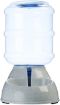 Picture of Self-Dispensing Gravity Pet Waterer Replenish Pet Waterer Automatic Gravity Water Drinking Fountain Bottle Bowl Dish Stand DOG WATER