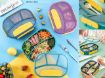 Picture of 4 section lunch box 4 Compartment Leak Proof BPA Free Lunch Box with Spoon 4 SECTION LUNCH BOX 4 PARTION LUNCH BOX