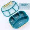 Picture of 4 section lunch box 4 Compartment Leak Proof BPA Free Lunch Box with Spoon 4 SECTION LUNCH BOX 4 PARTION LUNCH BOX