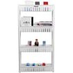 Picture of 4 layer Slim Rack  Organizer Rack Trolley Slim Side Space Saving Storage Kitchen Storage Slim Rack Bathroom Bedroom rack Storage Organizer