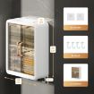 Picture of WALL MOUNT KITCHEN STORAGE BOX Wall Mounted Foldable Bathroom Cabinet with Double Door Bathroom Organiser