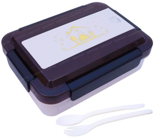 Picture of TOKYO KITCHEN LUNCH BOX 4 Sections Box Thermal Stainless Steel Insulation Box Tableware Set Portable Tiffin Box for Kid