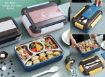 Picture of TOKYO KITCHEN LUNCH BOX 4 Sections Box Thermal Stainless Steel Insulation Box Tableware Set Portable Tiffin Box for Kid
