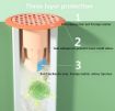 Picture of sink attachment DRAIN FLOOR DRAIN  Hair Drain Catcher for Kitchen & Bath Fixtures Bath Tub Sink Floor Drain Plug Sewer
