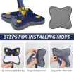 Picture of 360 TRIANGLE MOP 4 MODE MOP 4 MODE TRIANGLE MOP 360° self Squeeze Rotatable Adjustable Multifunctional Cleaning Mop 360 DEGREE SQUEEZE MOP