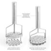 Picture of Hand Masher Stainless Steel Mash for Dal Vegetable Potato Baby Food pav bhaji Use in Kitchen Utensils Machine