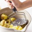 Picture of Hand Masher Stainless Steel Mash for Dal Vegetable Potato Baby Food pav bhaji Use in Kitchen Utensils Machine