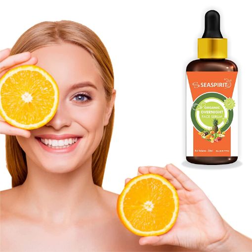 Picture of Organic Overnight face serum 30 ml all skin type  Overnight Oil-in-Face Serum