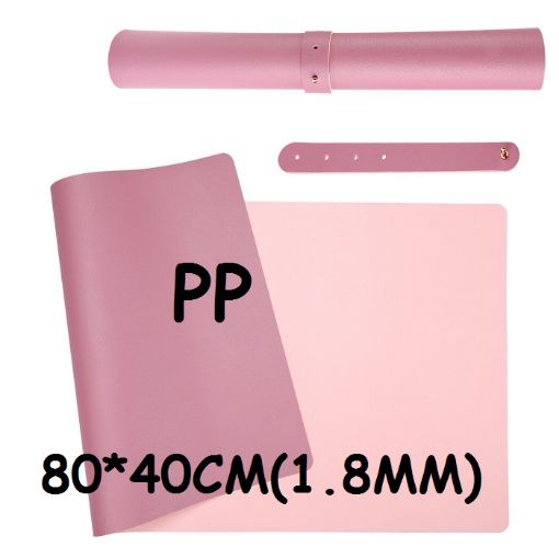 Picture of Desk Pad Desk Protector Mat Dual Side PU Leather Desk Mat Large Mouse Pad Writing Mat Waterproof Desk Cover Organizers Office Home Table Gaming Decor