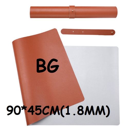 Picture of Desk Pad Desk Protector Mat Dual Side PU Leather Desk Mat Large Mouse Pad Writing Mat Waterproof Desk Cover Organizers Office Home Table Gaming Decor