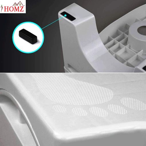 Picture of Plastic Non-Slip Folding Toilet Squat Stool  Convenient and Compact Squatting Stool  Advice Perfect Posture and Scientific Angle Squat Stool