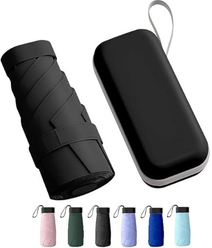 Picture of Mini  Umbrella with square case square umbrella folding umbrella mini umbrella pocket umbrella