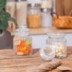 Picture of POP JAR 650 ML Glass Pop Jar With Glass Airtight Lid Storage Container Transparent 650 ML