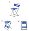 Picture of Folding Chair Stool  Super Strong Heavy Duty Outdoor Folding Chair Camping Hiking Fishing Picnic Stool Mini for Travel Garden Chair mini chair Hiking Fishing Picnic Stool