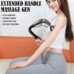Picture of Massage Gun Muscle Percussion Massage Gun  Portable Back Massage Gun Massage Gun with Extension Handle  U Shape Massage Gun