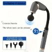 Picture of Massage Gun Muscle Percussion Massage Gun  Portable Back Massage Gun Massage Gun with Extension Handle  U Shape Massage Gun