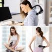 Picture of Massage Gun Muscle Percussion Massage Gun  Portable Back Massage Gun Massage Gun with Extension Handle  U Shape Massage Gun