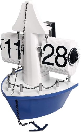 Picture of Retro Ship Desk Clock  ship clock