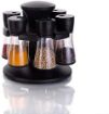Picture of 360 Degree Revolving Round Shape Transparent 6 Piece Jar Spice Rack 6 Piece Spice Rack 6 PIS SPICE RACK