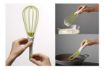 Picture of Plastic Kitchen Magic Master Balloon 2-in-1 Rotating Silicone Whisk Egg & Cream Beater hand blender wisk beater mixer