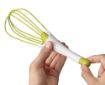 Picture of Plastic Kitchen Magic Master Balloon 2-in-1 Rotating Silicone Whisk Egg & Cream Beater hand blender wisk beater mixer