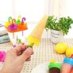 Picture of Homemade Candy Mold Reusable kulfi Tray Umbrella Shape Ice Candy Popsicle Mold & Kulfi Frozen Stick Ice Cream Mould Maker
