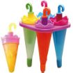 Picture of Homemade Candy Mold Reusable kulfi Tray Umbrella Shape Ice Candy Popsicle Mold & Kulfi Frozen Stick Ice Cream Mould Maker