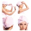 Picture of Hair wrape(hair towel)Fab Hair Wrap Towel For Women Absorbent Cotton Fast Dry Shower Caps Bathrobe Hat for Women Spa Soft Twist Hat Cap