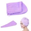 Picture of Hair wrape(hair towel)Fab Hair Wrap Towel For Women Absorbent Cotton Fast Dry Shower Caps Bathrobe Hat for Women Spa Soft Twist Hat Cap