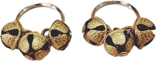 Picture of Ghungroo Bell Ring Ghungroo Kadi Fingers for Puja Aarti Hand Finger Ring