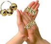 Picture of Ghungroo Bell Ring Ghungroo Kadi Fingers for Puja Aarti Hand Finger Ring