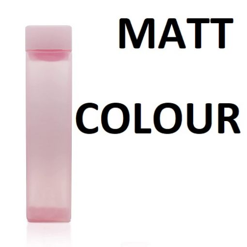 Picture of Square Shape Plastic Water Bottle  Water Bottle For Fridge SQUARE SHAPE WATER BOTTLE MATT COLOUR SQUARE WATER BOTTLE H2O BOTTLE