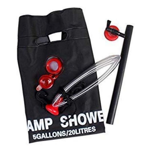 Picture of 20 L/5Gallon Camping Shower Portable Outdoor Bath Bag Hiking PVC Water Bag  Camping Shower Bag