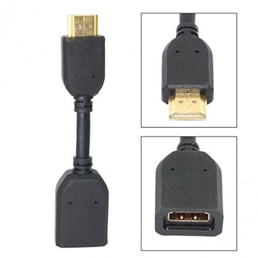 Picture of HDMI Extender (Male to Female) HDMI Cable HDMI Female to male connector extender coupler device cable HDMI male to female connector Female to female convector VGA-HDMI convector Extension Cable