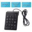 Picture of Mini Numbric Keyboard  mini keyborad mini nambric keyborad Slim Mini Number Pad Digital Keyboard 18 Keys Numpad for iMac/Mac USB Number Pad Numeric Keypad USB 2.0 Wired numpad Laptop Tablet Desktop PC Computer
