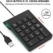 Picture of Mini Numbric Keyboard  mini keyborad mini nambric keyborad Slim Mini Number Pad Digital Keyboard 18 Keys Numpad for iMac/Mac USB Number Pad Numeric Keypad USB 2.0 Wired numpad Laptop Tablet Desktop PC Computer
