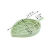 Picture of Leaf Shop Dish Plastic Leaf Soap Dish Soap Holder Double Layer Leaf Shape Soap Dish Drain Box Storage Holder Container