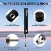 Picture of Soldering Iron  3 Soldering Iron Tips Cordless Soldering Iron Welding Iron   Portable USB Solder Iron