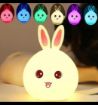 Picture of RABBIT SILICONE NIGHT LAMP Night Lamp Silicone Lamp  Cute Night Lamp SILICONE RABBIT NIGHT LAMP