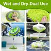 Picture of Car Wash Brush Mop Kit with Long Handle 2 in 1 Chenille Microfiber Sponge Mitt Cleaning Detailing Duster for Washing Car 2 IN 1 CAR CLEANING BRUSH