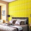 Picture of BED BACK  SHEET BACK SHEET WALL PAPER 3D Self Adhesive Anti-Collision Stereoscopic Wall Sticker Bedside